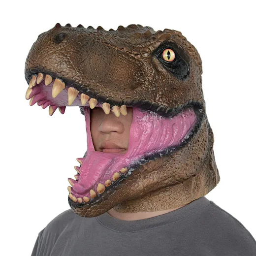 Latex Animal T-rex Dinosaur Mask- PartyGears- www.partygears.com